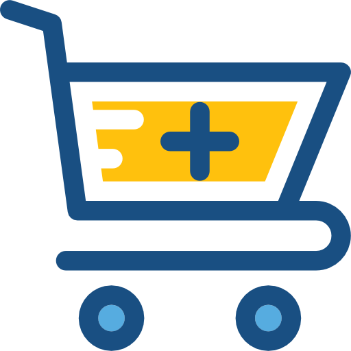 Shopping cart Prosymbols Duotone icon