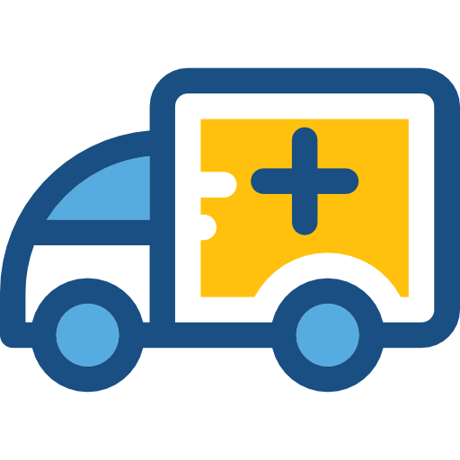 krankenwagen Prosymbols Duotone icon