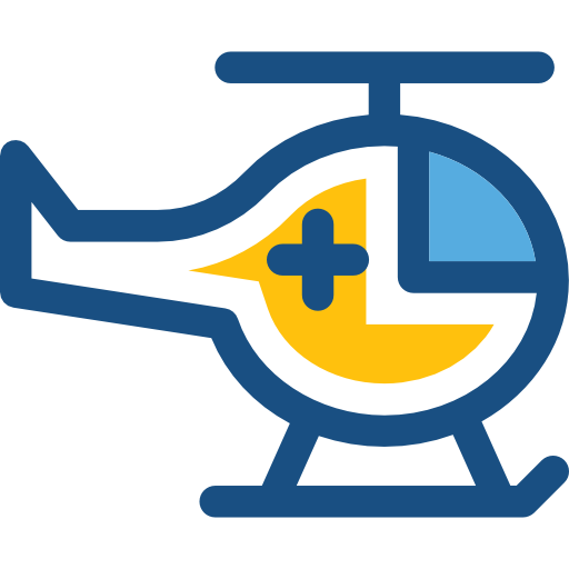 Вертолет Prosymbols Duotone иконка