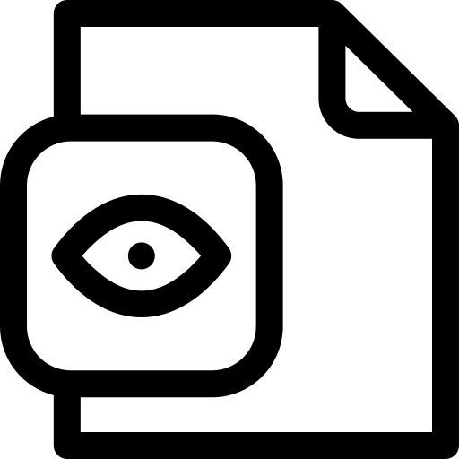 antevisão Basic Rounded Lineal Ícone