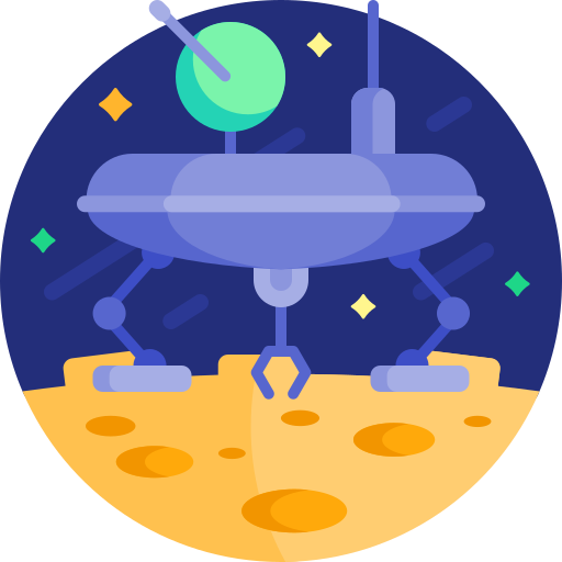 宇宙ステーション Detailed Flat Circular Flat icon