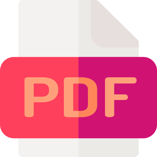 pdf Basic Rounded Flat icon