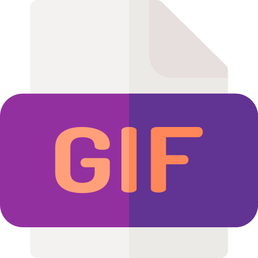 gif Basic Rounded Flat ikona