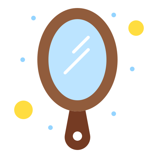espejo de mano Flatart Icons Flat icono
