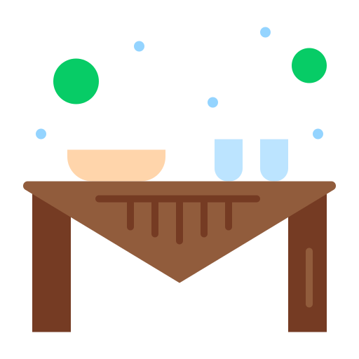 Dinner table Flatart Icons Flat icon
