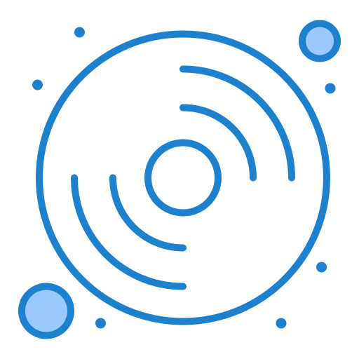 Disc Generic Blue icon