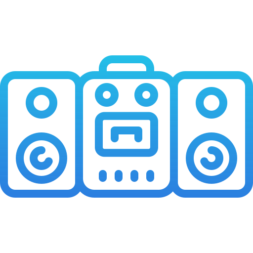 Audio system Generic Gradient icon