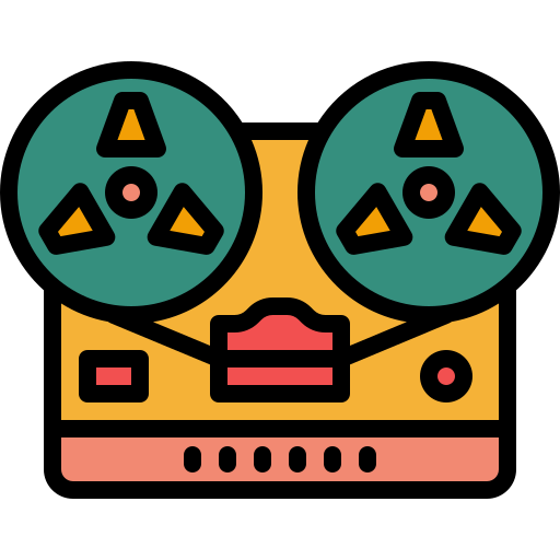 Reel to reel Generic Outline Color icon