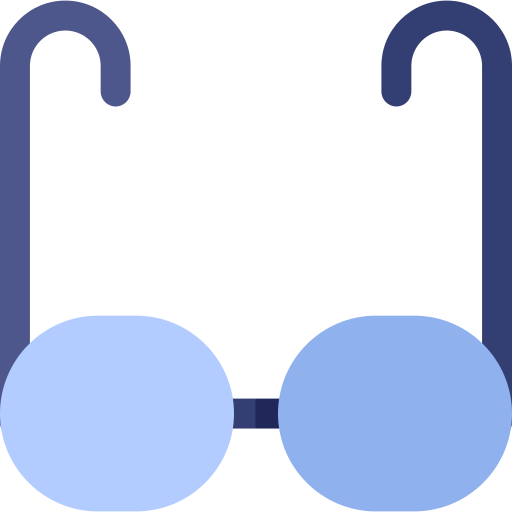 brille Basic Rounded Flat icon