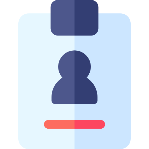studentenausweis Basic Rounded Flat icon