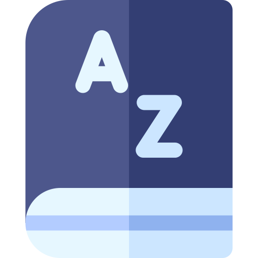język Basic Rounded Flat ikona