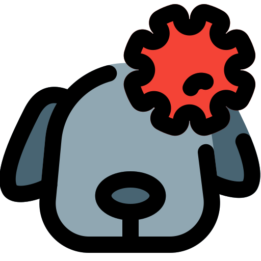 Dog Pixel Perfect Lineal Color icon