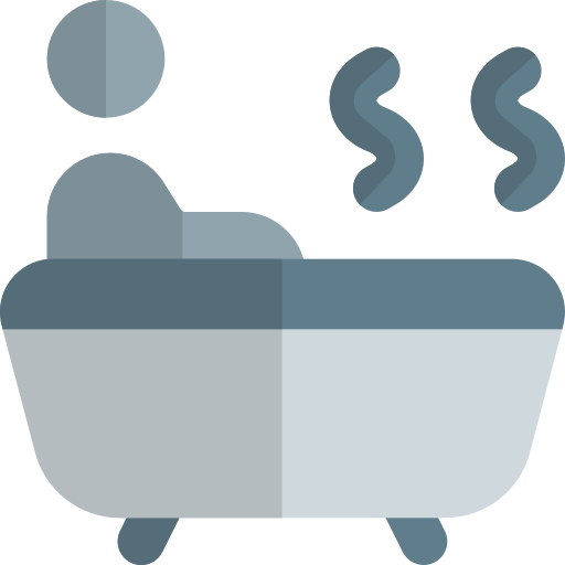 bañera Pixel Perfect Flat icono