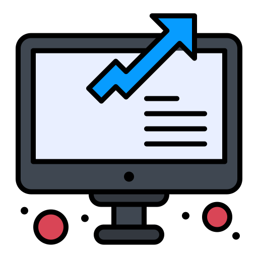 Graph Flatart Icons Lineal Color icon