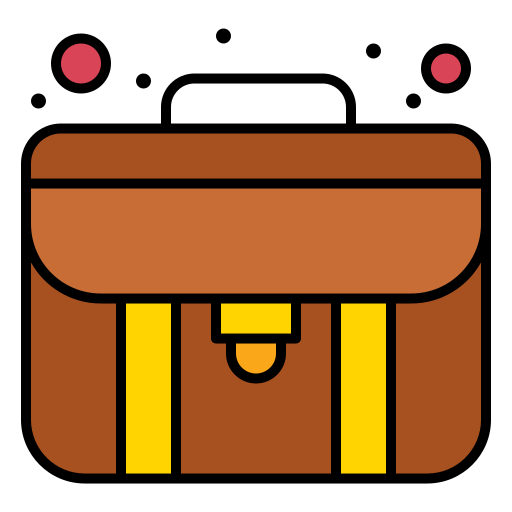 maleta Flatart Icons Lineal Color icono