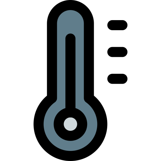 temperatura Pixel Perfect Lineal Color icona