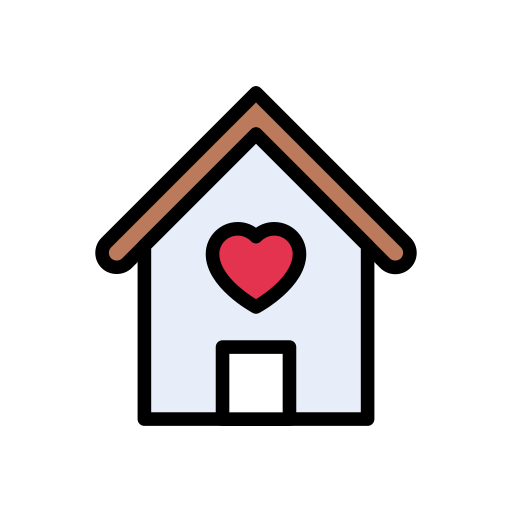 Sweet home Vector Stall Lineal Color icon