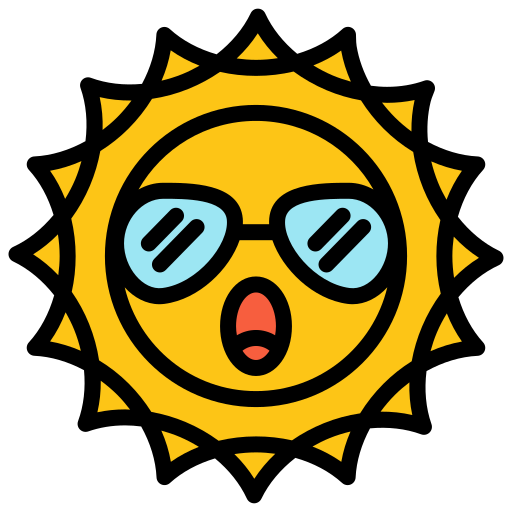 태양 Generic Outline Color icon