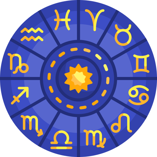 astrologia Detailed Flat Circular Flat icona