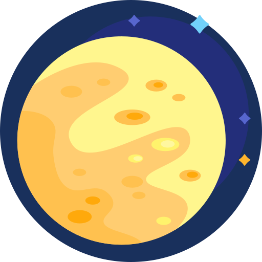 venus Detailed Flat Circular Flat icoon