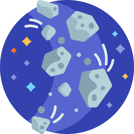 asteroidengürtel Detailed Flat Circular Flat icon