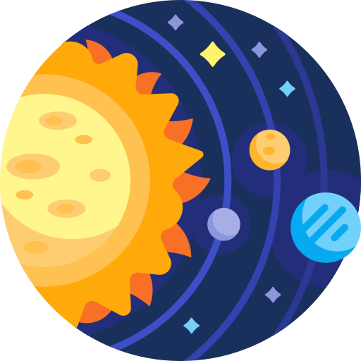 Solar system Detailed Flat Circular Flat icon