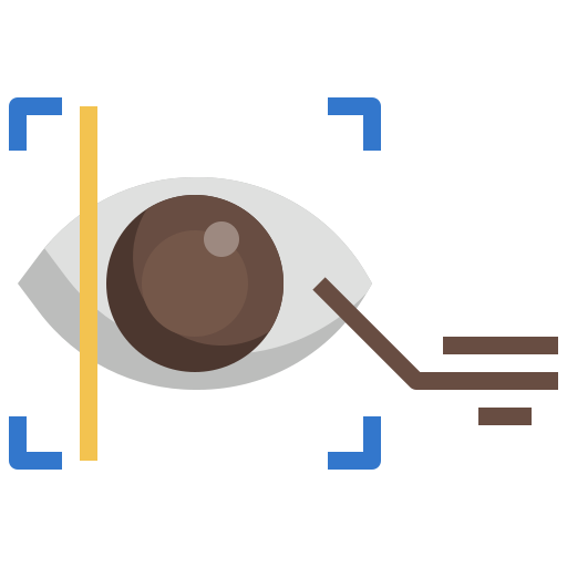 escáner de ojos Surang Flat icono