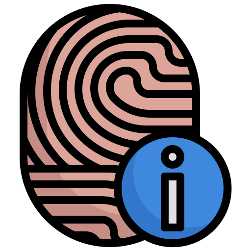 Fingerprint Surang Lineal Color icon
