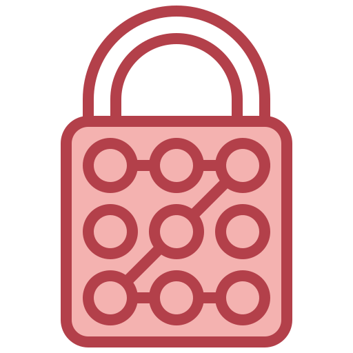 Pattern lock Surang Red icon