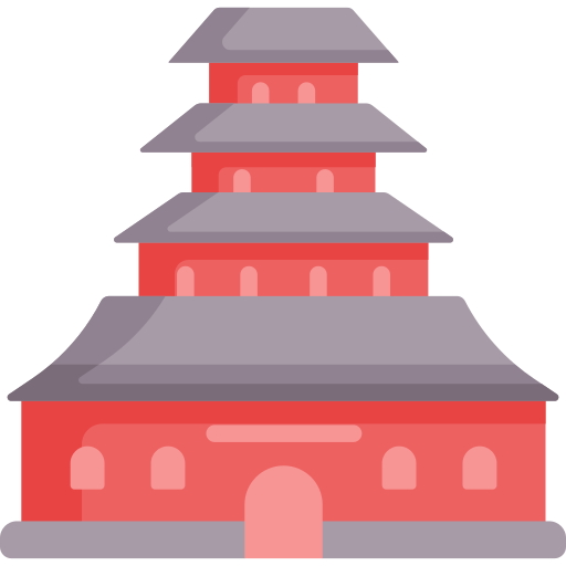 chińska świątynia Special Flat ikona