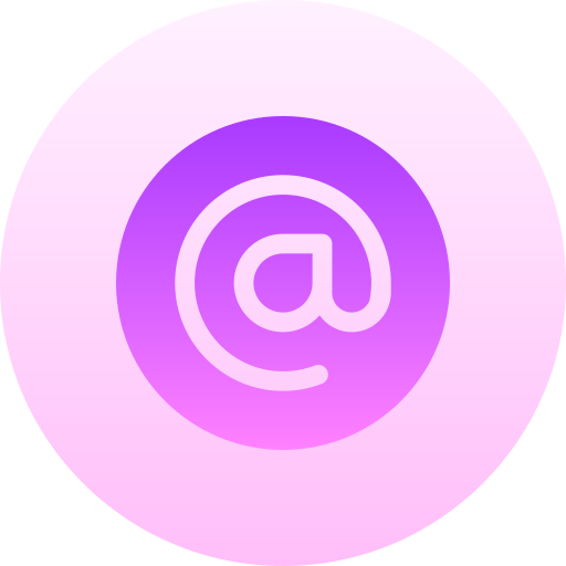 표지판에 Basic Gradient Circular icon