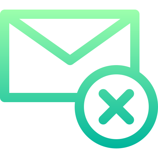 mail Basic Gradient Lineal color icon