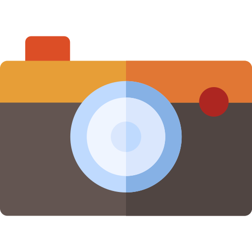 fotocamera Basic Rounded Flat icona