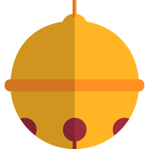campana de trineo Generic Flat icono