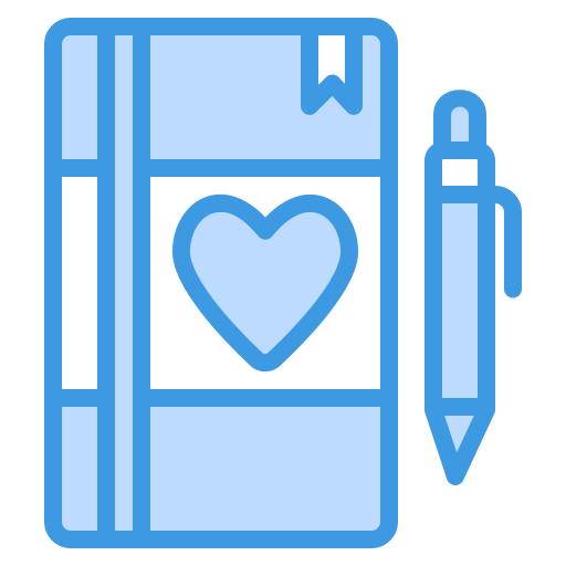 dagboek Generic Blue icoon