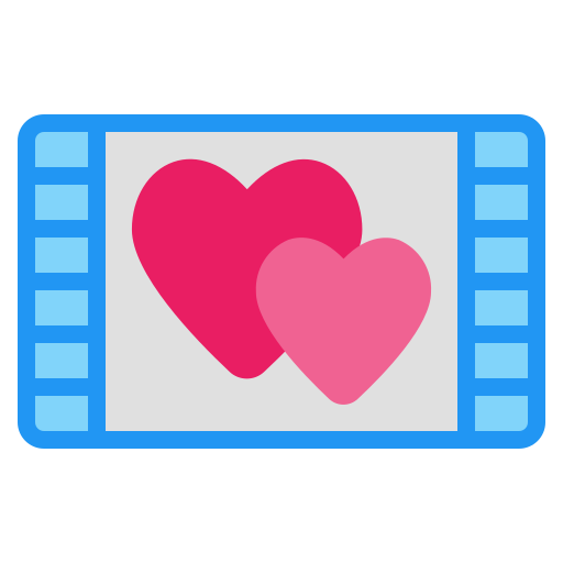 romantischer film Generic Flat icon