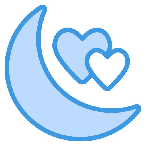 huwelijksreis Generic Blue icoon