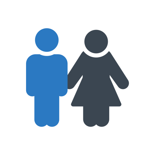 Couple Generic Blue icon
