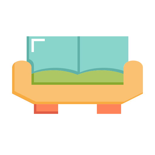 sofa Generic Flat ikona