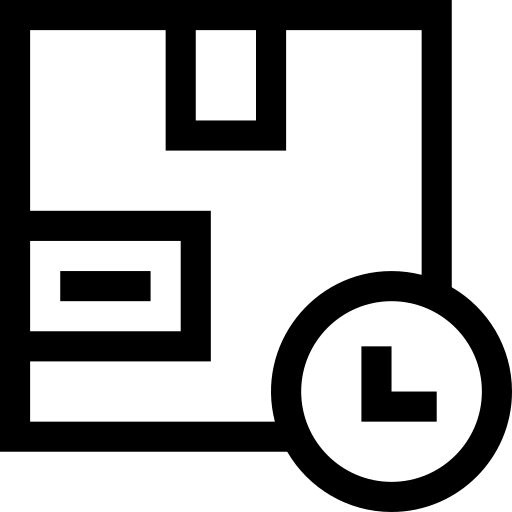 czas dostawy Basic Straight Lineal ikona