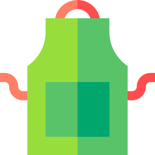 Apron Basic Straight Flat icon