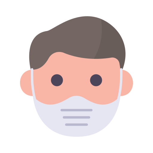 máscara médica Generic Flat icono