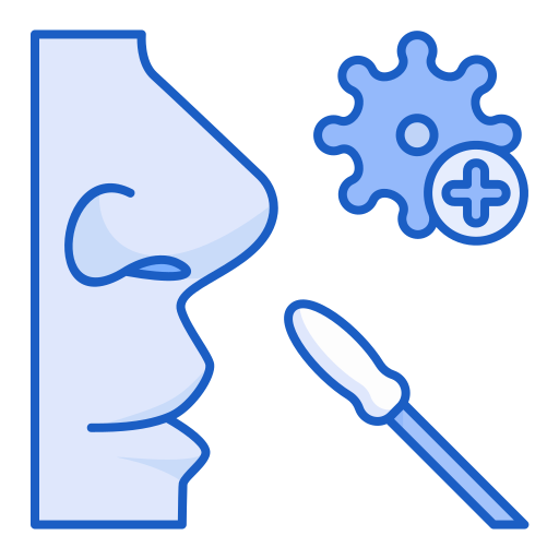 Pcr test Generic Blue icon