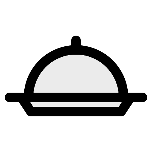 cubierta de comida Generic Outline Color icono