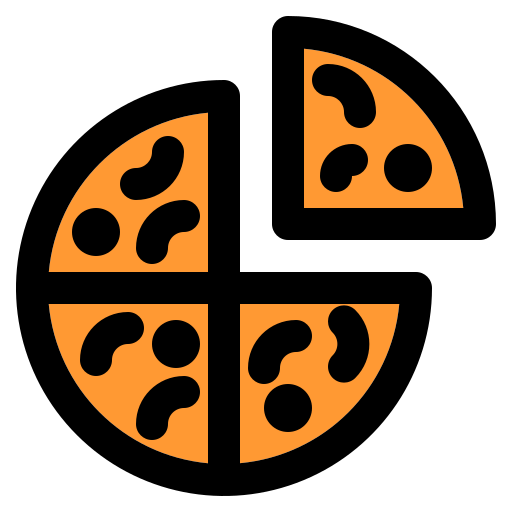 pizza Generic Outline Color ikona