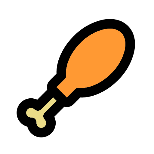 Drumstick Generic Outline Color icon