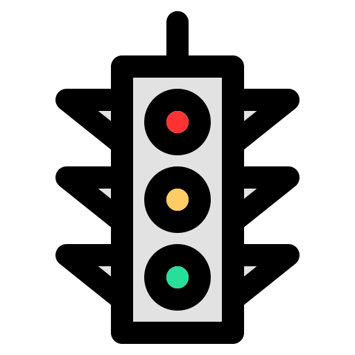 luzes de trânsito Generic Outline Color Ícone