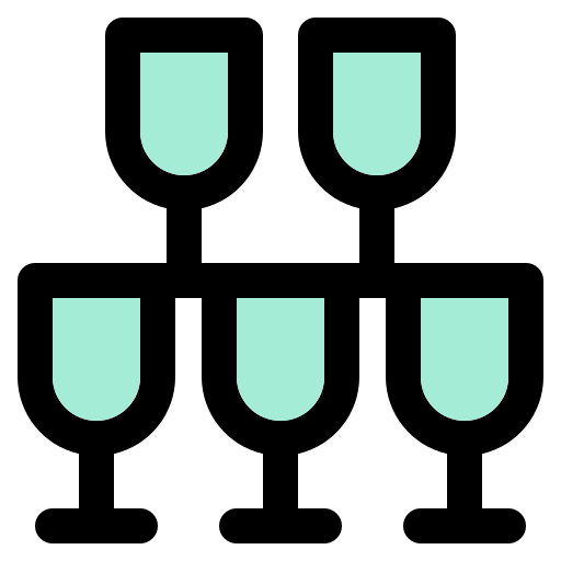 vaso Generic Outline Color icono