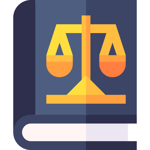 Law book Basic Straight Flat icon