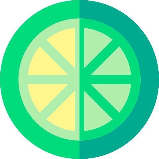 lime Basic Straight Flat icona